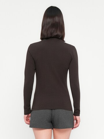 JDY Shirt 'JDYAVA' in Brown