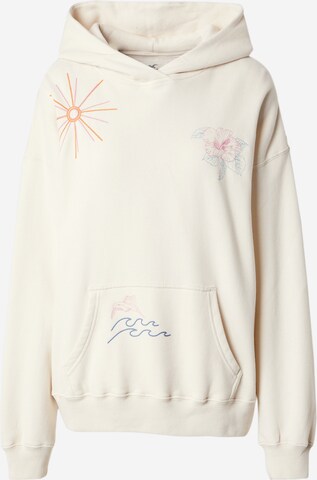 Sweat-shirt HOLLISTER en beige : devant