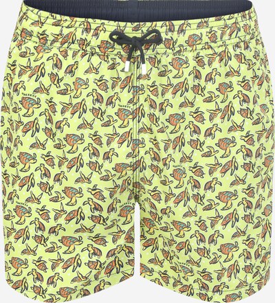 Hackett London Swimming shorts 'SEA TURTLES' in Navy / Neon yellow / Orange, Item view