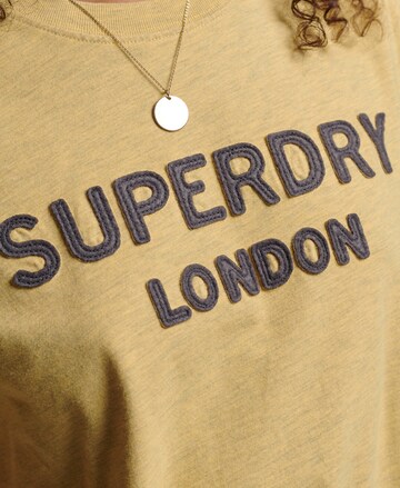Superdry Shirt 'Vintage Stack' in Geel