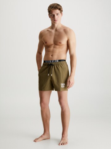 Calvin Klein Swimwear Board Shorts in Green