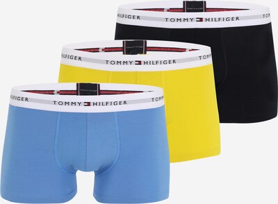 Tommy Hilfiger Underwear Boxers 'Essential' en bleu roi / jaune / noir / blanc, Vue avec produit