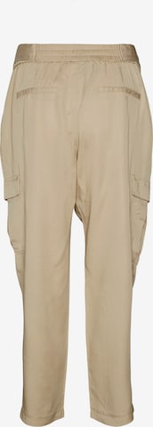 MAMALICIOUS Tapered Veckad byxa 'Reid' i beige