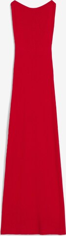 Bershka Knitted dress in Red: front