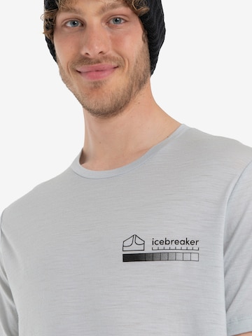 ICEBREAKER Тениска 'Mountain' в сиво