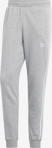 Effilé Pantalon ADIDAS ORIGINALS en gris : devant