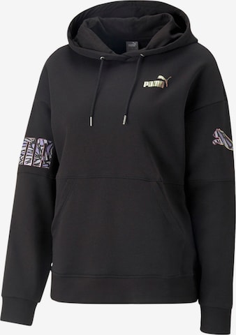 PUMA Athletic Sweatshirt 'POWER MONARCH' in Black: front