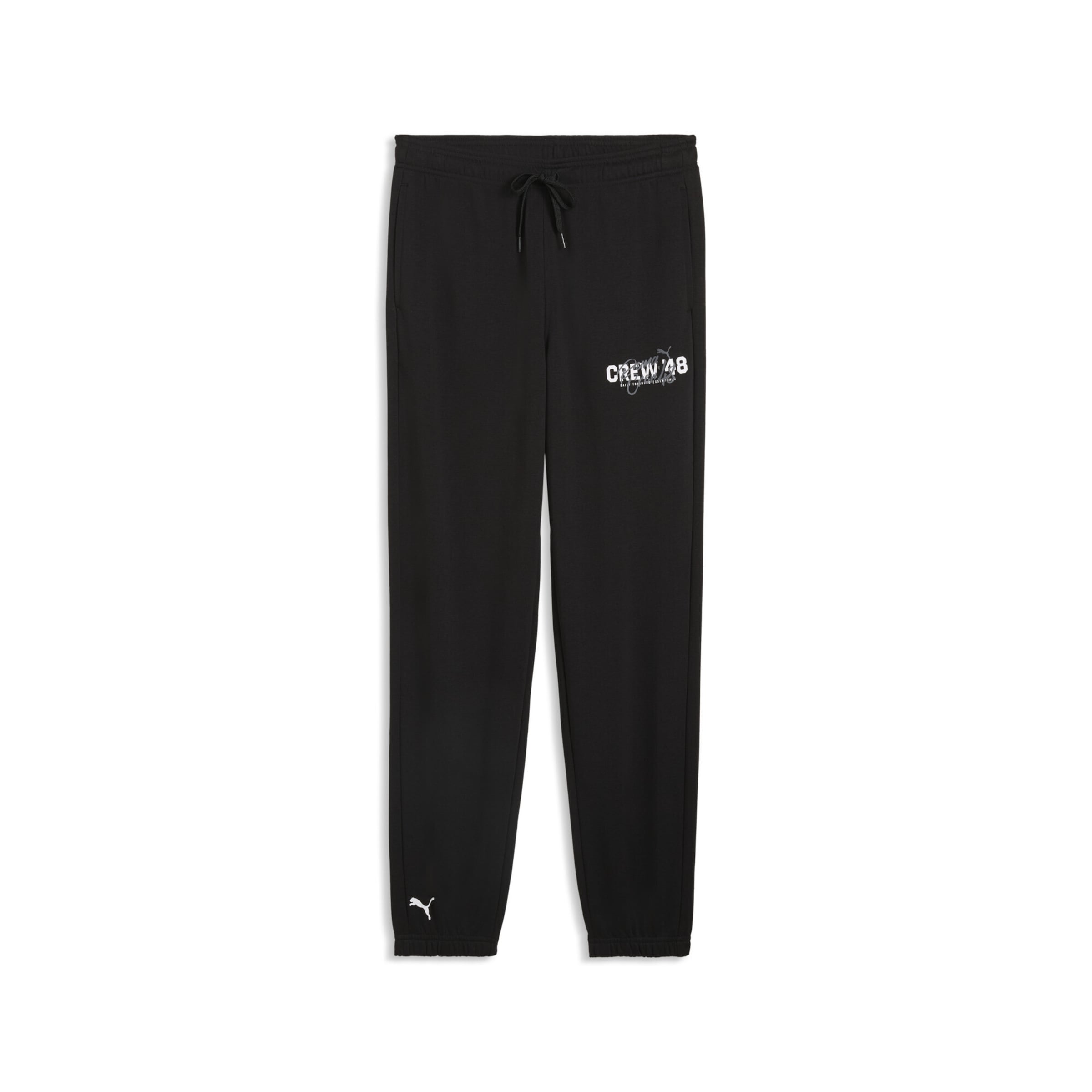Regular Pantalon de sport PUMA en noir : devant