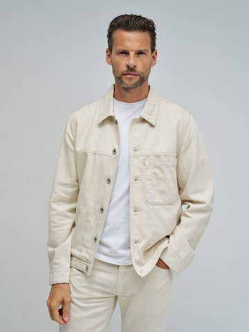 Veste mi-saison Salsa Jeans en beige : devant