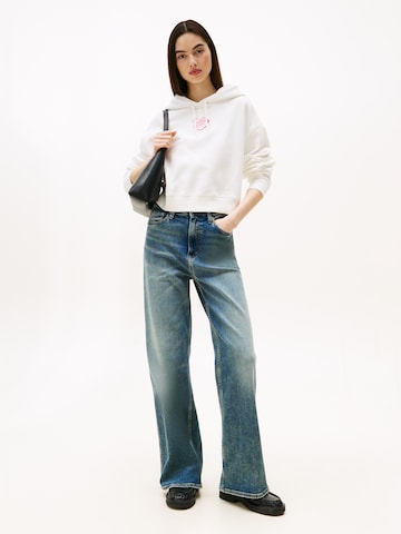 Tommy Jeans Μπλούζα φούτερ 'HEART' σε λευκό