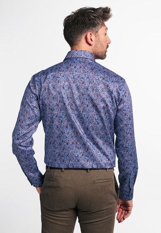 ETERNA Regular fit Button Up Shirt in Blue