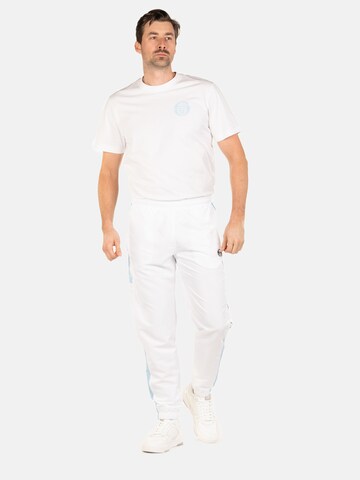 Sergio Tacchini Tapered Sporthose 'ABITA' in Weiß