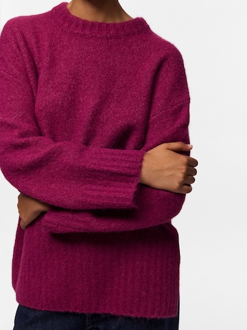 PIECES Sweater 'PCTina' in Purple