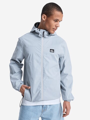 QUIKSILVER Athletic Jacket in Blue: front