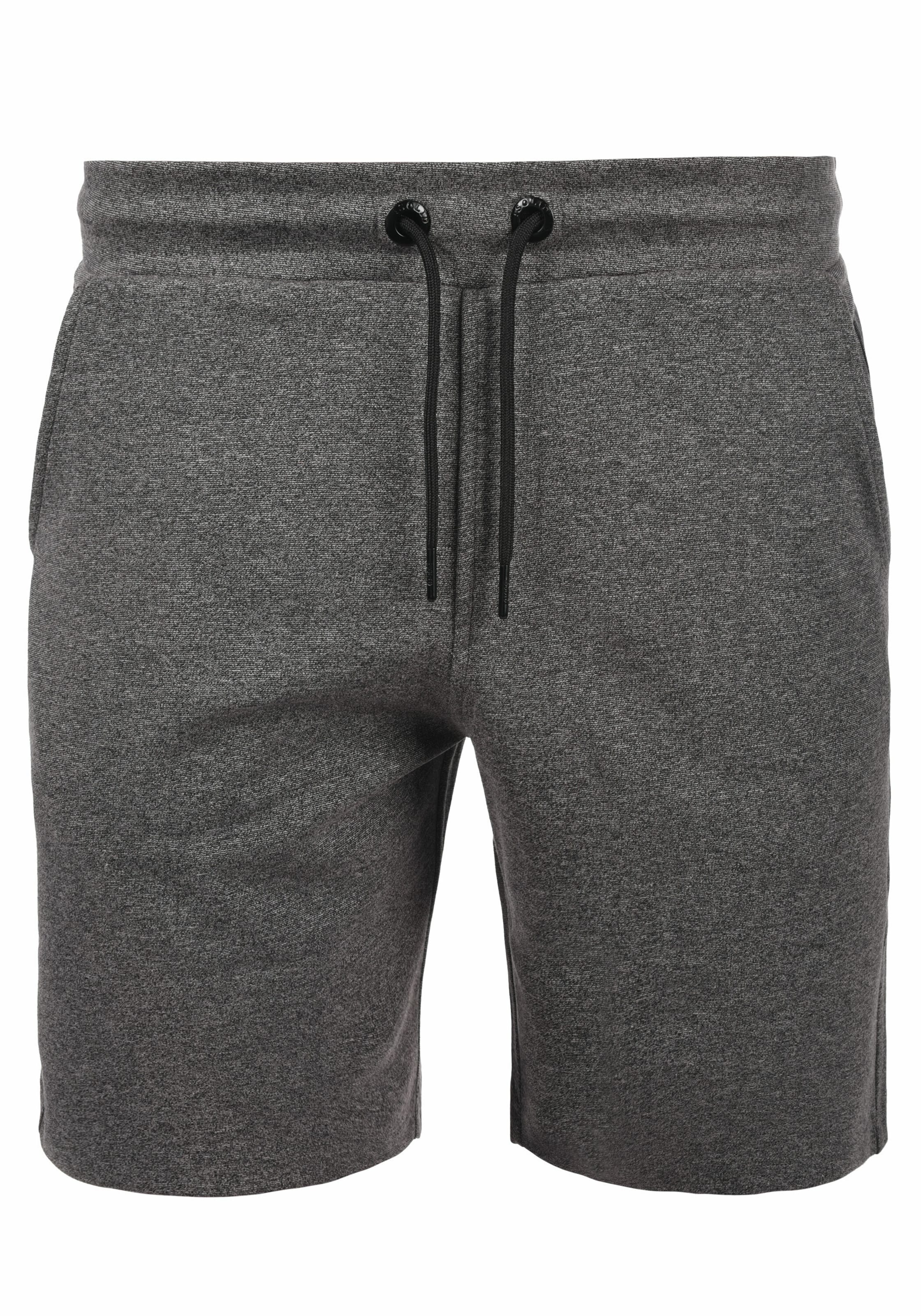 Männer Große Größen  Solid Shorts 'Steven' in Grau - QJ89003