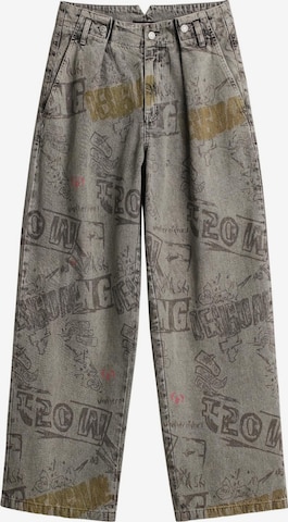 juoda Desigual Plačios klešnės Džinsai: priekis