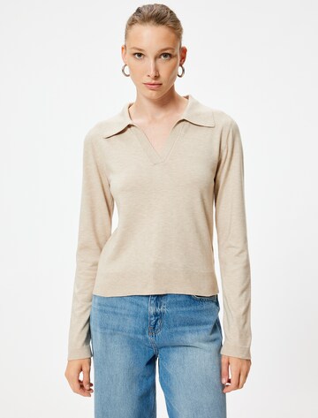 Koton Sweater in Beige: front