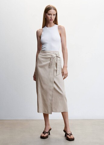 MANGO Skirt 'newpareo' in Grey
