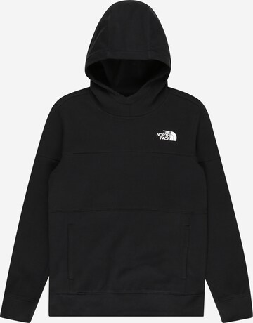 THE NORTH FACE Athletic Sweatshirt 'SLACKER' in Black: front
