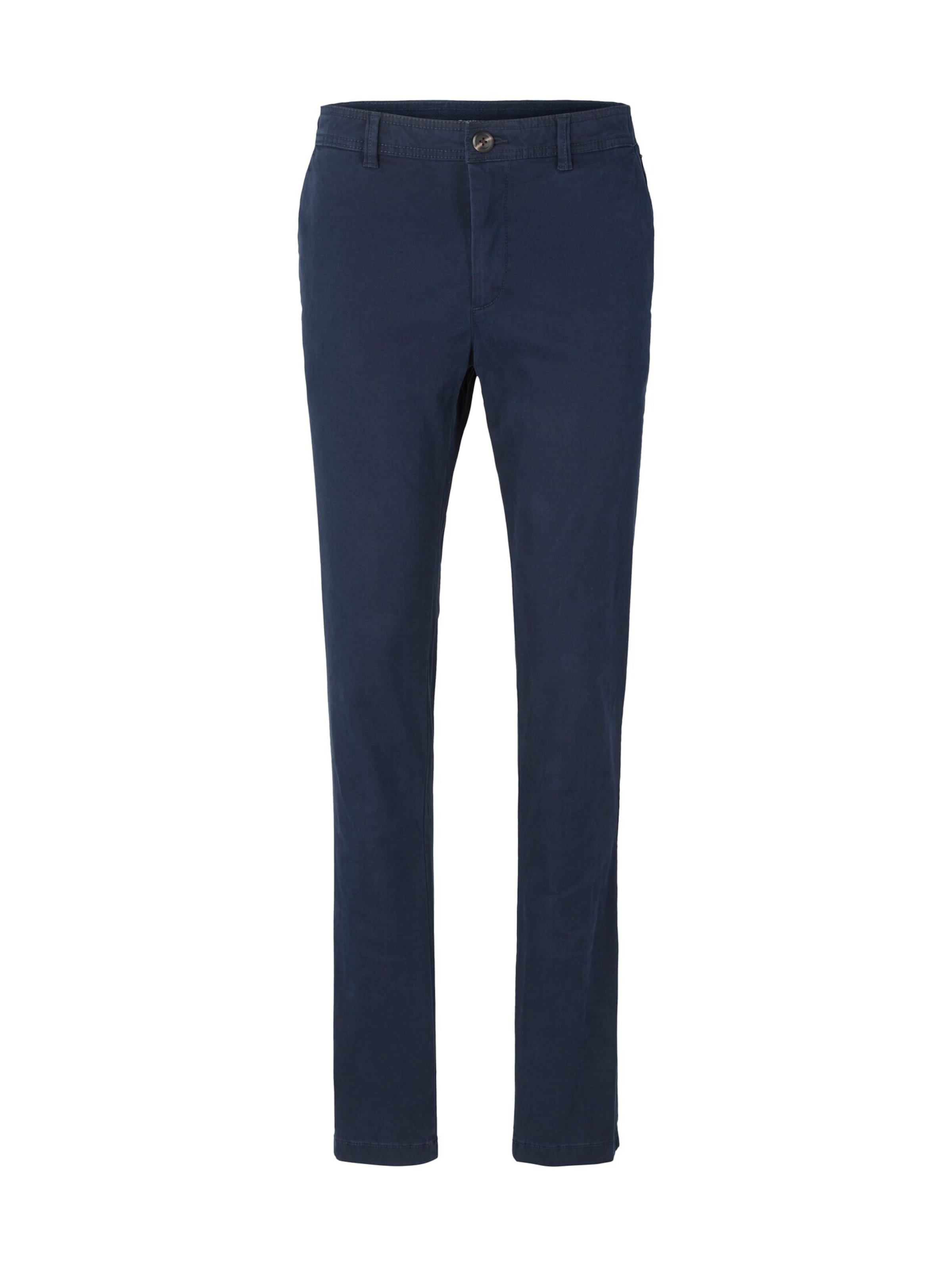 TOM TAILOR Slim fit Chino trousers in Blue: front