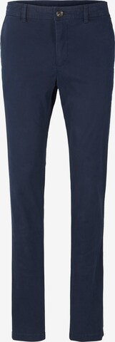 Regular Pantalon chino TOM TAILOR en bleu : devant