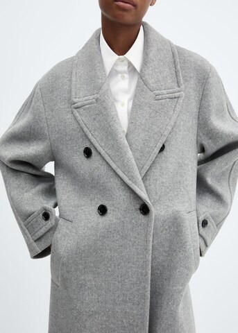 MANGO Between-Seasons Coat 'Gauguin' in Grey