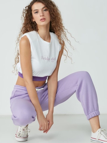 C&City Regular Broek in Lila