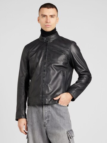 JOOP! Jeans Between-season jacket in Black: front