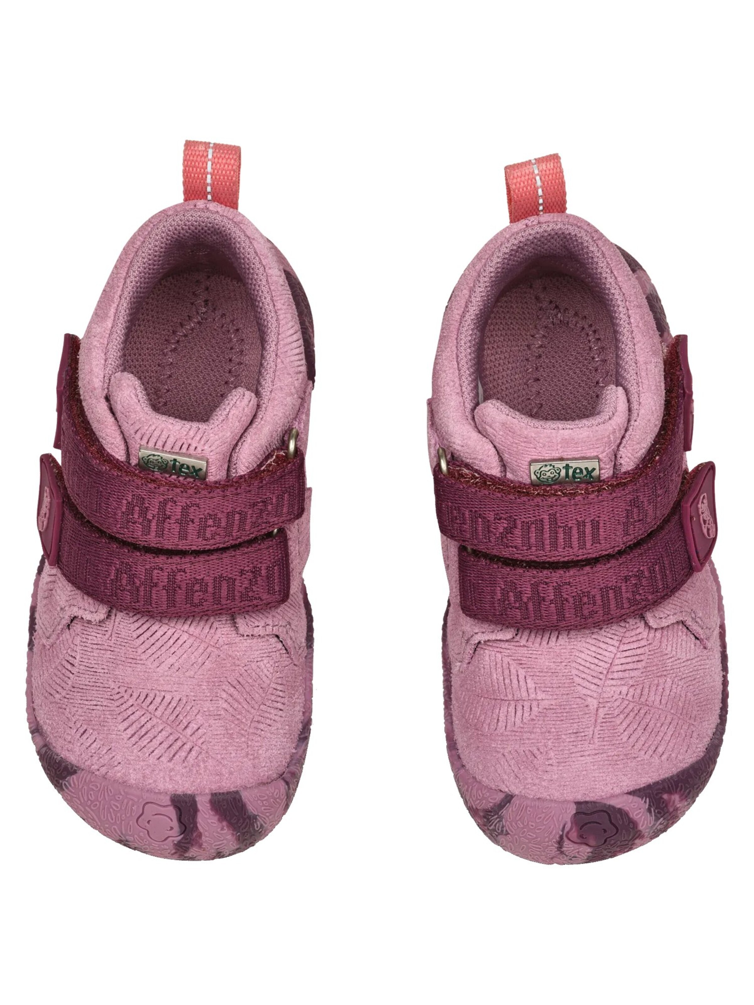 Affenzahn First-Step Shoes 'Lauflernschuh Leder Talky' in Pink