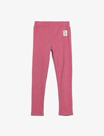 Koton Skinny Leggings in Pink: front