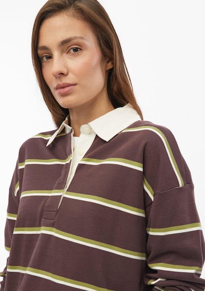 s.Oliver Shirt in XXS in Olive / Bordeaux / White, Item view