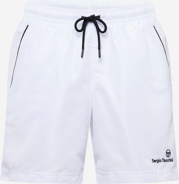 Regular Pantalon de sport 'Rob' Sergio Tacchini en blanc : devant