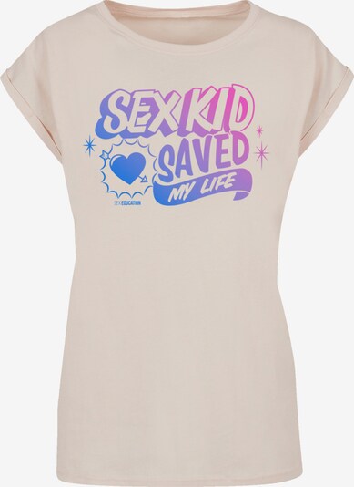 F4NT4STIC T-shirt 'Sex Education Sex Kid Blend Netflix TV Series' en sable / marine, Vue avec produit