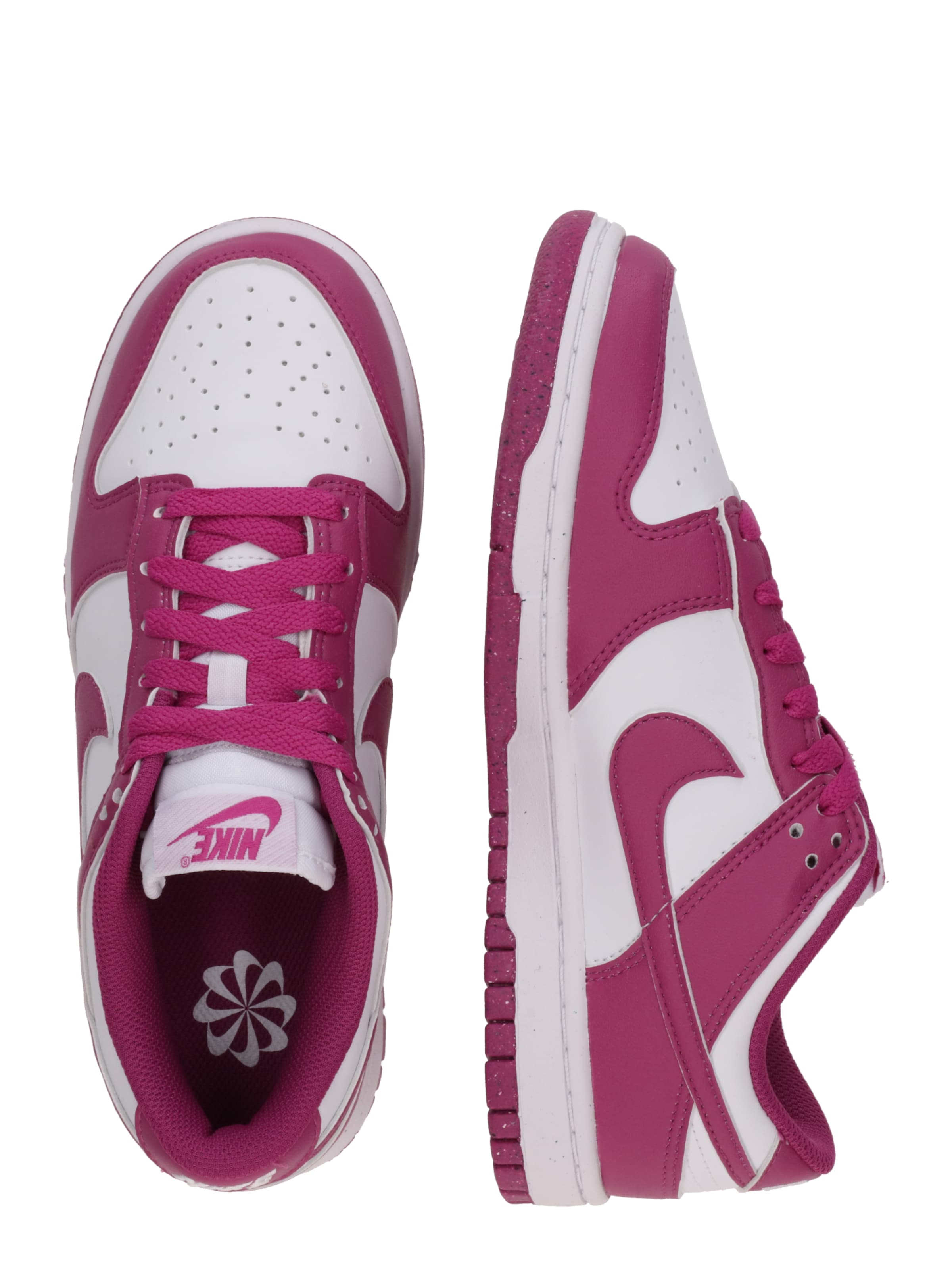 rozā Nike Sportswear Zemie brīvā laika apavi 'Dunk Next Nature'