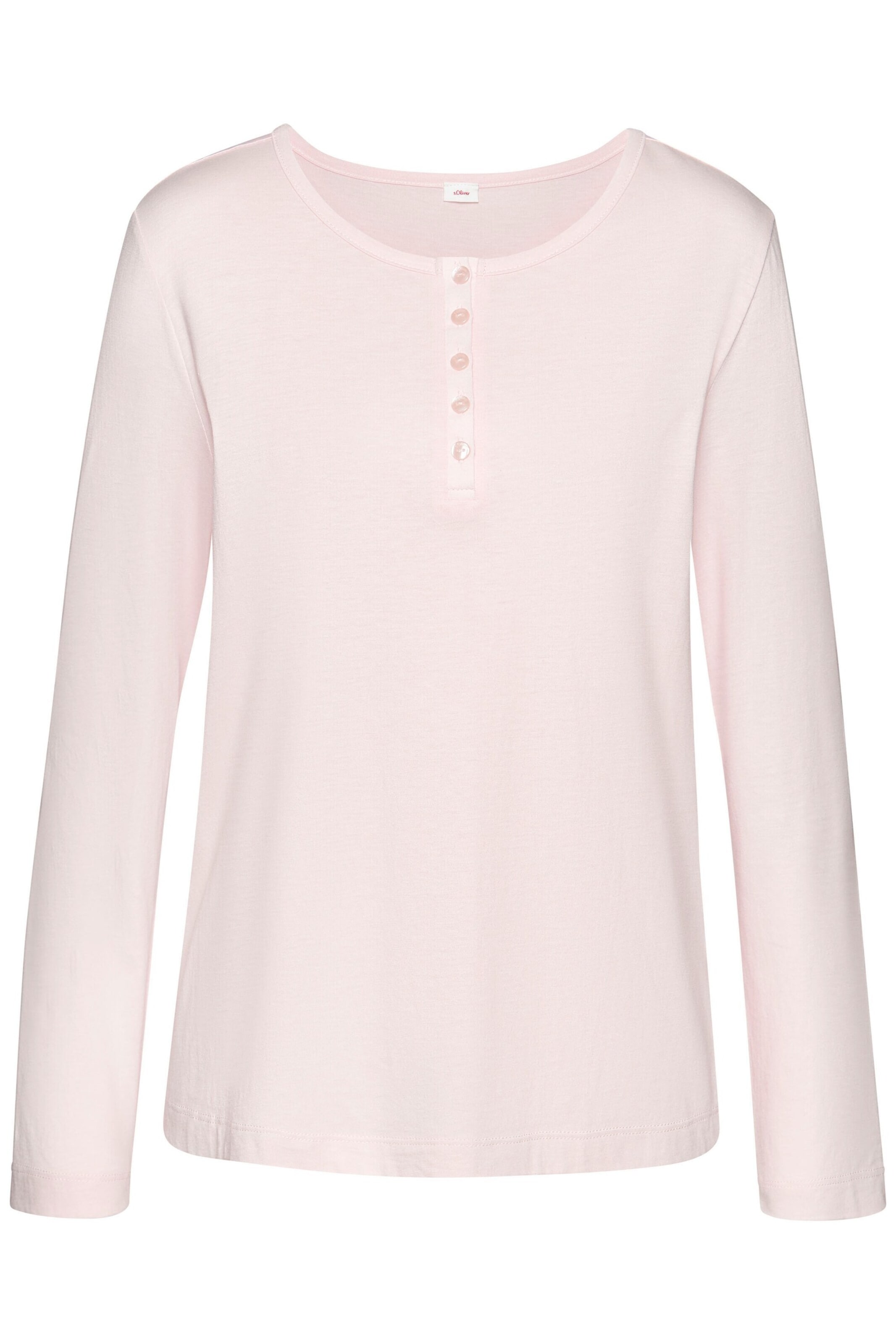s.Oliver - Camiseta para dormir en rosa: frente