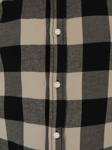 Jack & Jones Plus Regular fit Button Up Shirt 'GINGHAM' in Beige