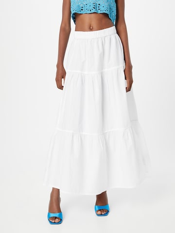 Jupe 'Sanna' Gina Tricot en blanc : devant