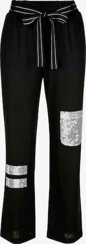 Pantalon MIAMODA en noir : devant