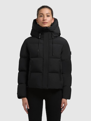 khujo Winter jacket 'Enits' in Black: front