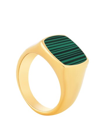 Akitsune Ring 'Opul' in Green: front