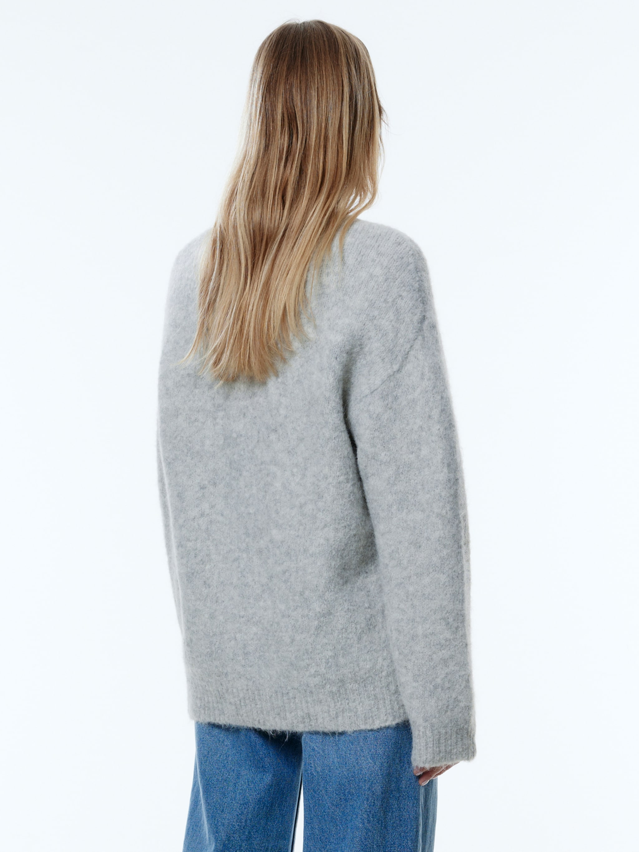 EDITED Produkte Strickjacke 'Peyton' grau