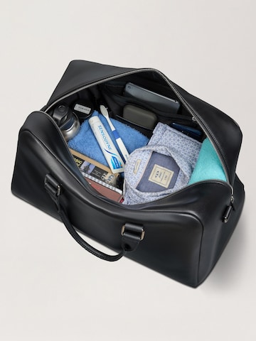 NEGOTIA Leather Weekender 'Valen'‌ in Schwarz