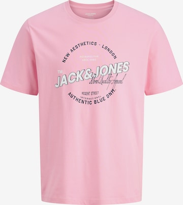 T-Shirt JACK & JONES en rose : devant
