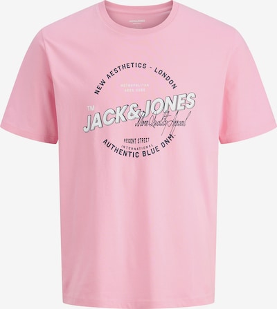 XS dydžio Marškinėliai iš JACK & JONES, spalva – rožių spalva / juoda / balta, Prekių apžvalga