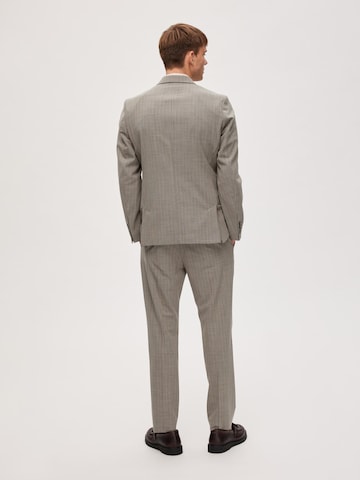 Slim fit Giacca business da completo 'ELON' di SELECTED HOMME in beige