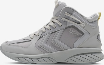 Hummel High-Top Sneakers in Grey: front