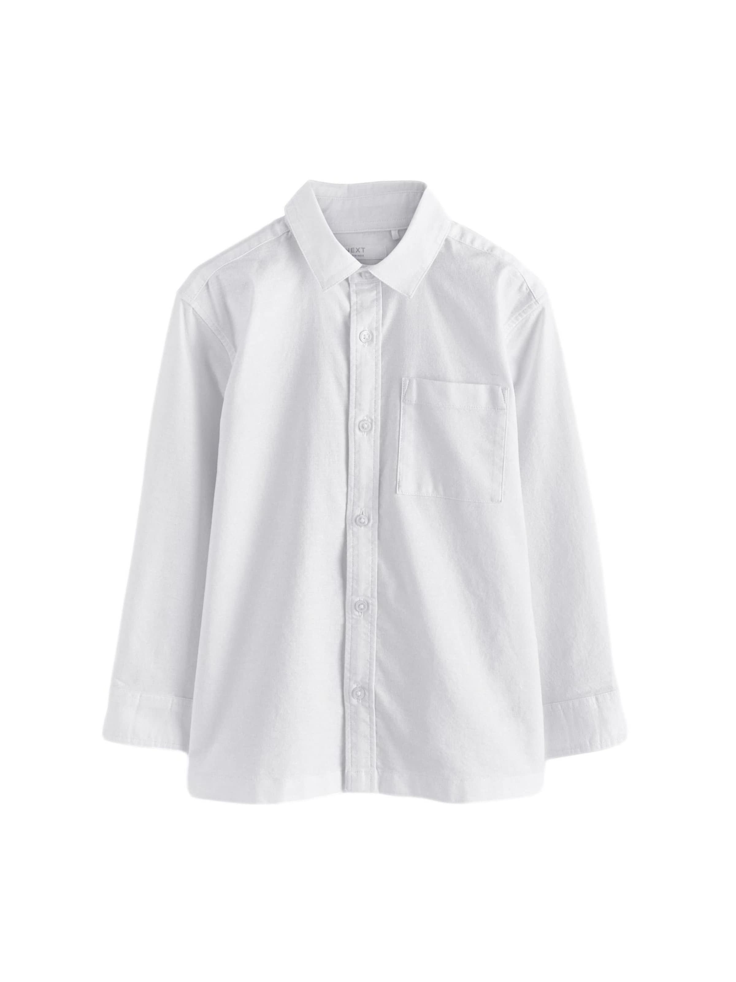 Fit confort Chemise Next en blanc : devant