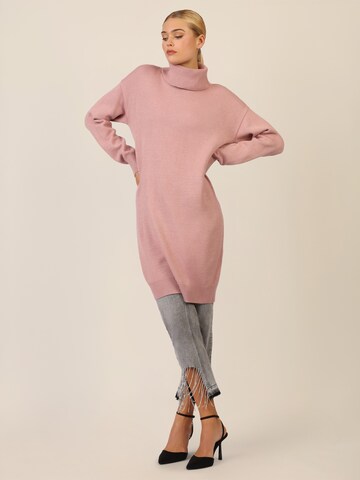 APART Knitted dress in Pink