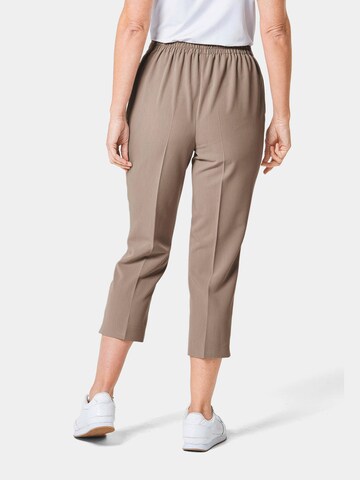 Regular Pantalon 'Martha' Goldner en marron