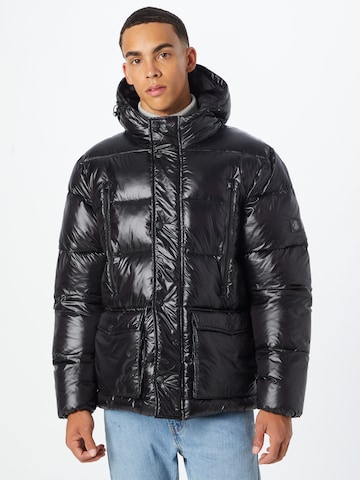Herrlicher Winter Jacket in Black: front
